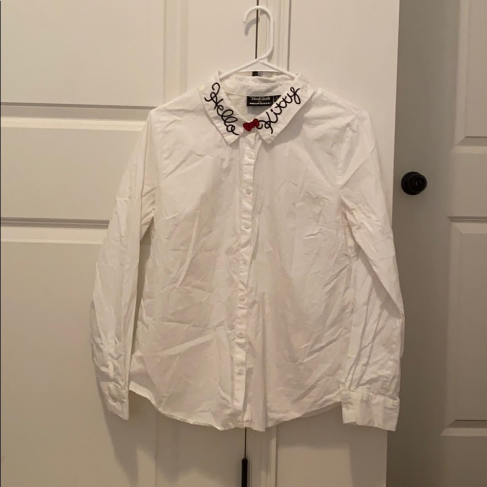 Hello Kitty Collaboration Button Down Shirt